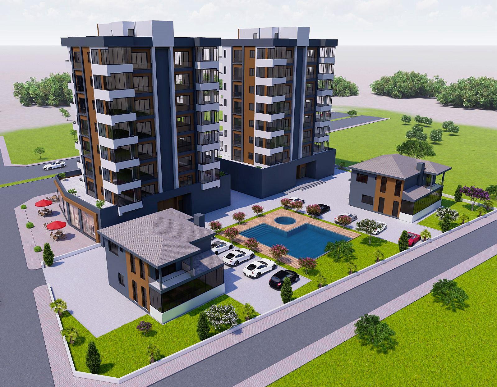 Apartments in Davultepe, Mezitli (COV-00235) — photograph 4