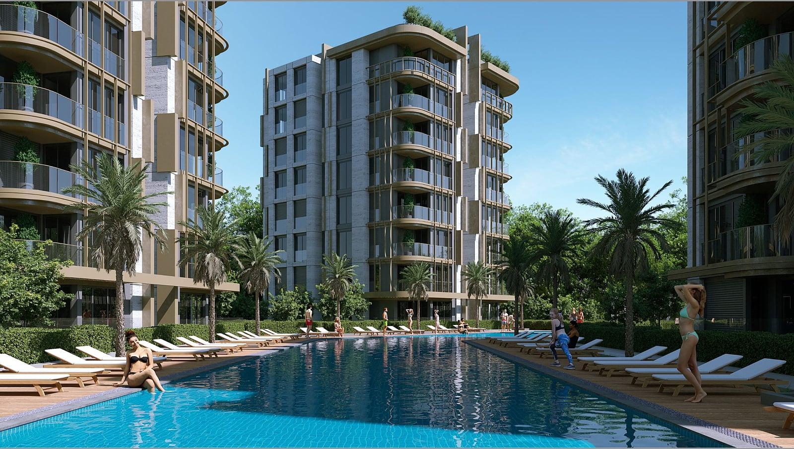 Apartments in Çağlayan, Muratpaşa (AYT-05087) — photograph 1