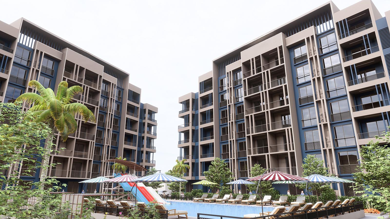 Apartments in Çeşmeli, Erdemli (COV-00216) — photograph 2