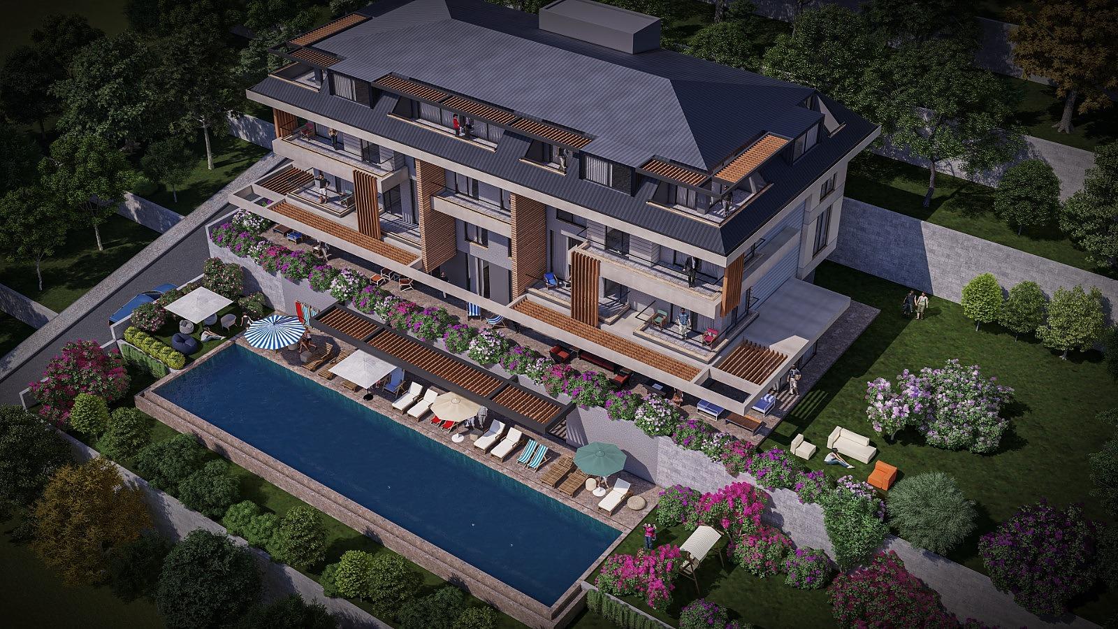 Apartments in Büyükhasbahçe, Alanya (AYT-04074) — photograph 3