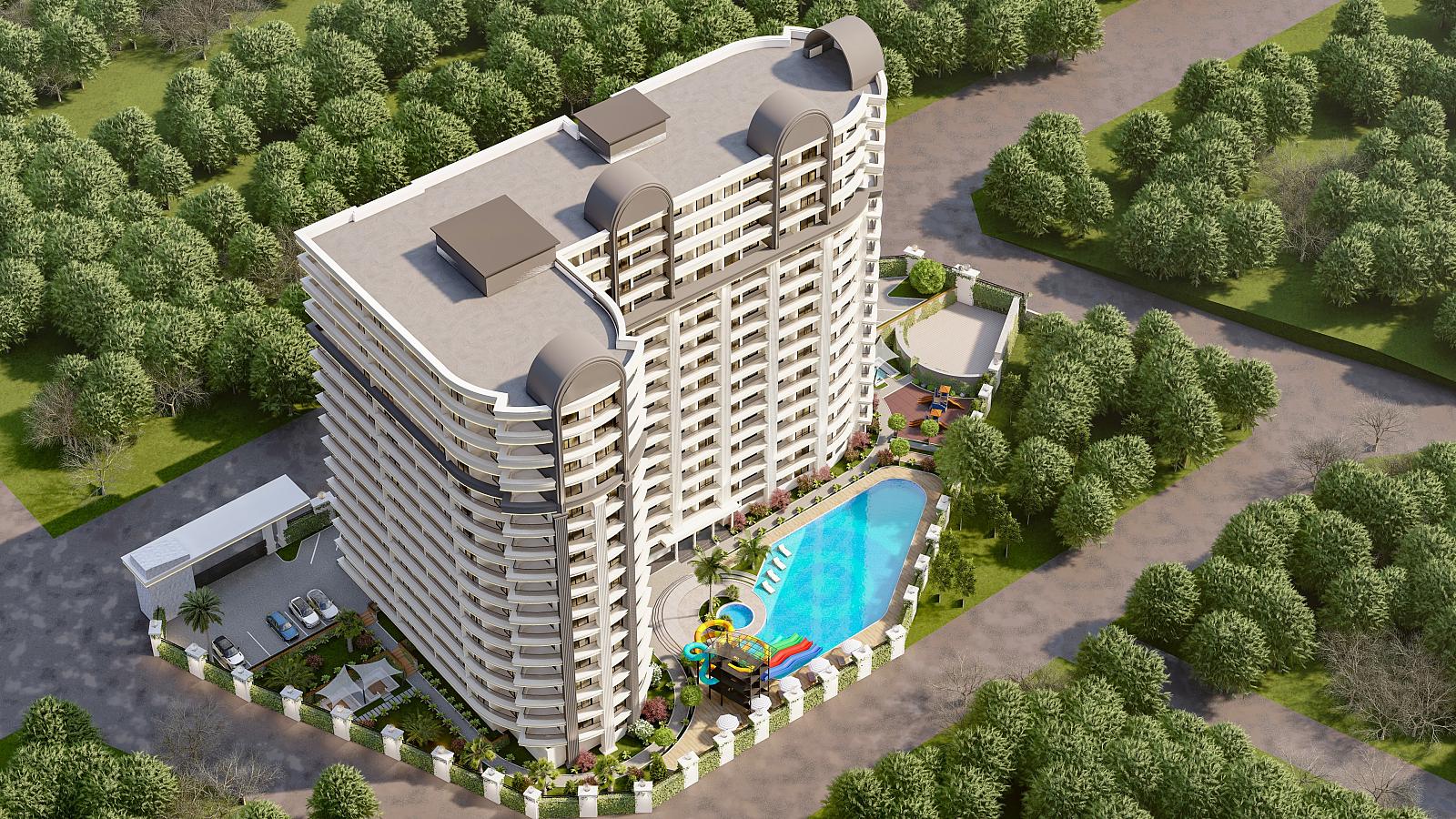 Apartments in Ayaş, Erdemli (COV-00184) — photograph 1