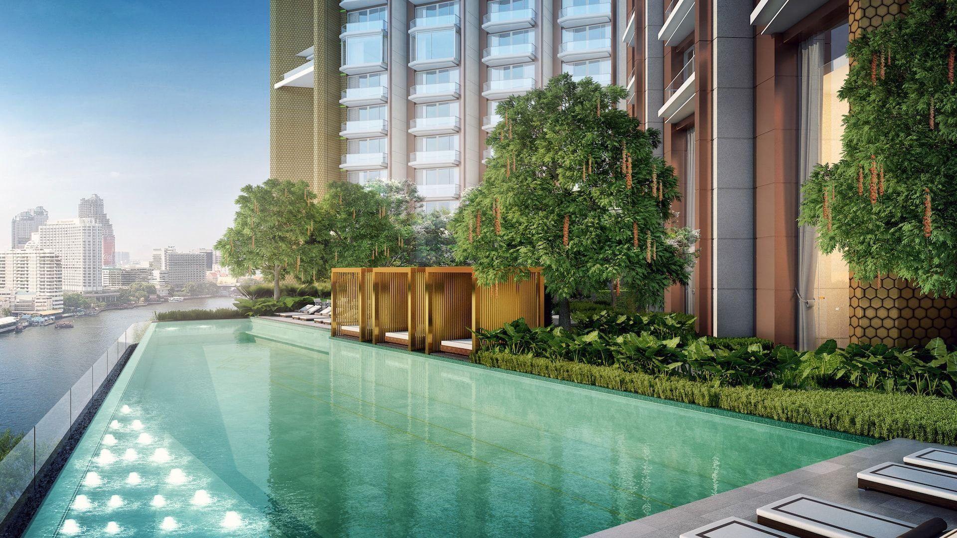 Branded Waterfront Apartment in Bangkok, Thailand