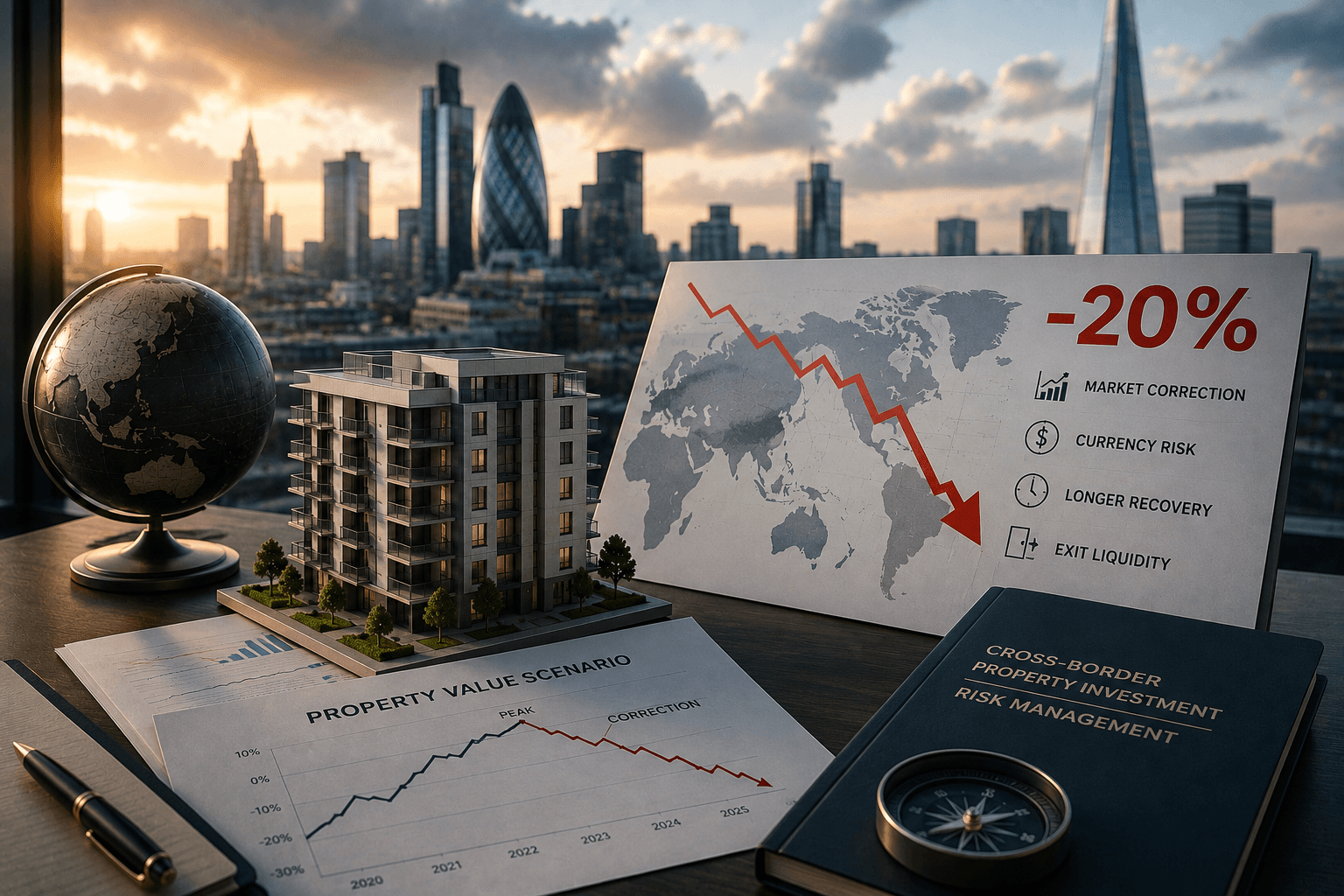 What Happens If the Property Market Falls 20%? A Scenario Guide for Cross-Border Investors